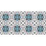 Sticker pour carrelage ornements bleu violet Sticker pour carrelage ornements bleu violet
