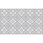Stickers carrelages sol dante anti - drapant - 60x100 cm