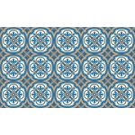Stickers carrelages sol galina anti - drapant - 60x100 cm