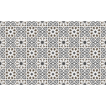Stickers carrelages sol vannina anti - drapant - 60x100 cm