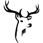 Sticker cerf des bois Sticker cerf des bois
