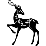Sticker cerf design Sticker cerf design