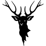 Sticker cerfs porte - manteau Sticker cerfs porte - manteau