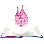 Sticker chteau de princesse