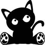 Sticker chaton 2