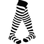 Sticker chaussettes design