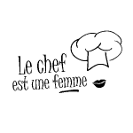 Sticker le chef est une femme