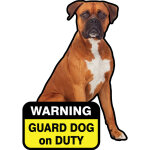 Sticker chien de garde pour valise