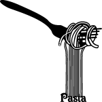 Sticker citation cuisine code barre pasta