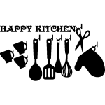 Sticker citation cuisine happy kitchen