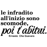 Sticker citation le infradito - che guevara