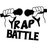 Sticker citation musique rap battle