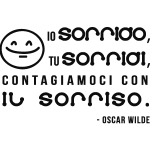 Sticker contagiamoci con il? oscar wilde