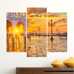 Sticker coucher du soleil romantique à venise Sticker coucher du soleil romantique à venise