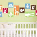 Sticker cubes avec des animaux Sticker cubes avec des animaux