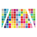 Sticker cubical arbre de nol