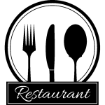 Sticker cuisine couverts de restaurant
