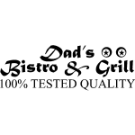 Sticker cuisine dad's bistro and grill Sticker cuisine dad's bistro and grill