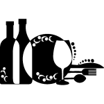 Sticker cuisine délicieux vins et paniers pique - nique Sticker cuisine délicieux vins et paniers pique - nique