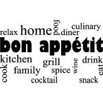 Sticker cuisine design bon apptit
