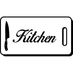 Sticker cuisine design hachoir - kitchen