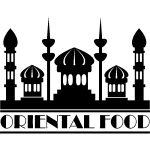 Sticker cuisine oriental food
