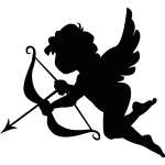 Sticker cupidon en l?air Sticker cupidon en l?air
