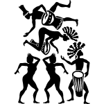 Sticker danse africaine