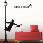 Sticker danse sous la pluie