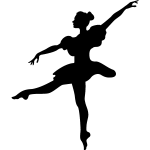 Sticker danseuse classique