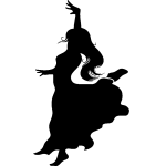 Sticker danseuse flamenco