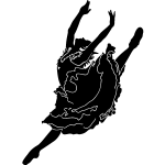 Sticker danseuse souple