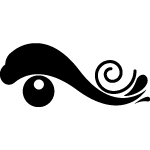 Sticker dauphin design
