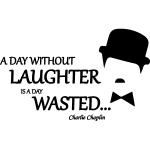 Sticker a day without laughter (charlie chaplin) Sticker a day without laughter (charlie chaplin)
