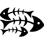 Sticker dco artes de poisson