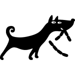 Sticker dco chien et saucisses