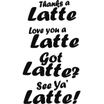 Sticker dco citations latte