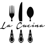 Sticker dco la cucina couteau fourchette et cuillre