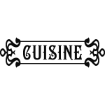 Sticker dco cuisine rtro