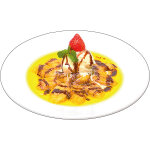 Sticker dco dessert avec crme glace