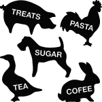 Sticker déco étiquettes animaux Sticker déco étiquettes animaux
