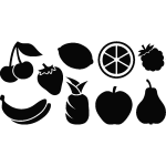 Sticker dco fruits 1