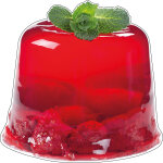 Sticker déco gelée de fraise Sticker déco gelée de fraise