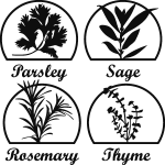 Sticker déco herbes 2 Sticker déco herbes 2