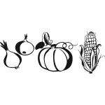 Sticker déco légumes pack 3 Sticker déco légumes pack 3