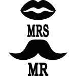Sticker dco symboles de la famille