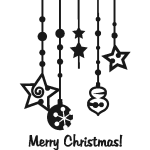 Sticker décorations de noël pour ipad et macbook Sticker décorations de noël pour ipad et macbook