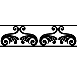 Sticker design balustre artistique Sticker design balustre artistique