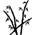 Sticker design bambou pour pc Sticker design bambou pour pc