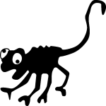 Sticker design camleon